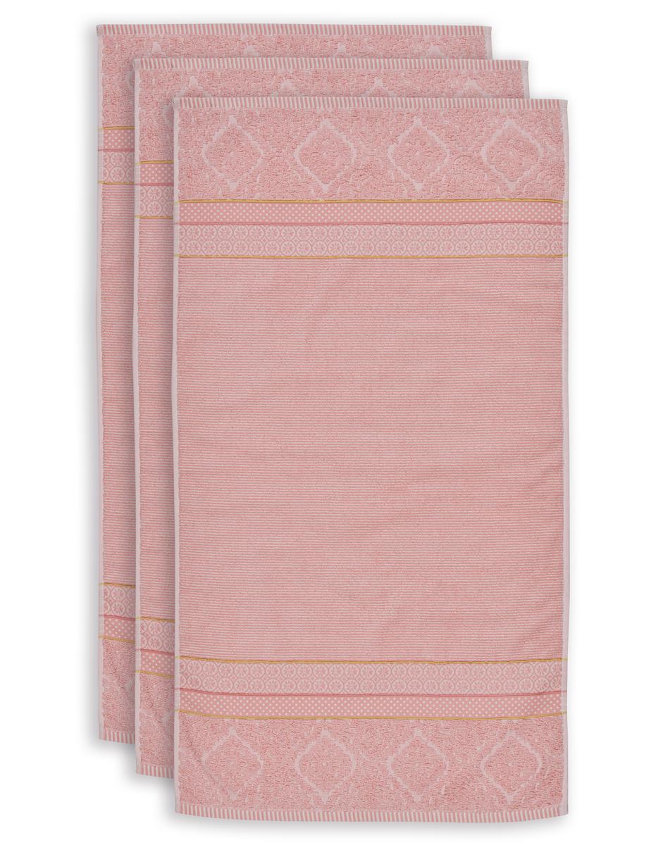BEDDING HOUSE - PIP Soft Zellig pink Handtuch 55x100cm