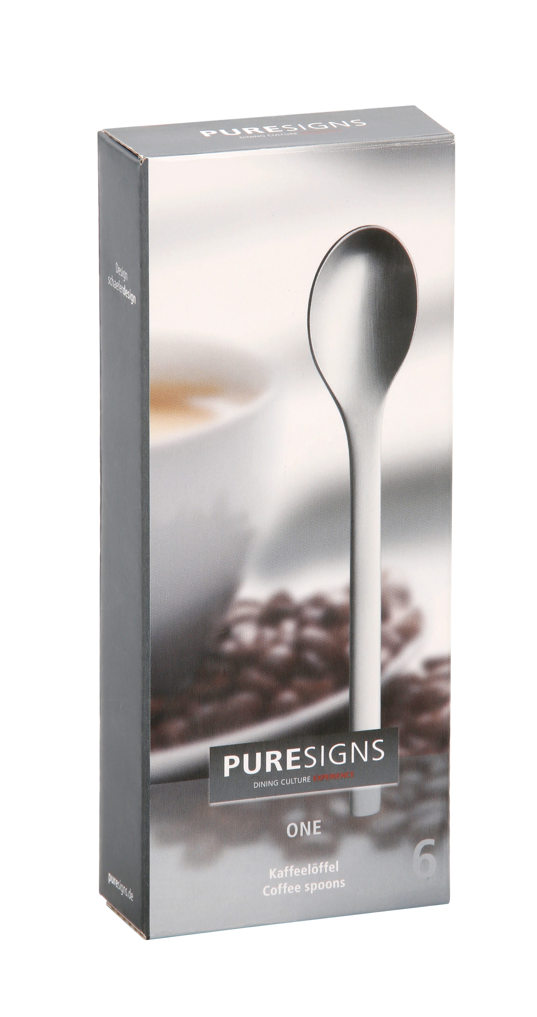 PURESIGNS - ONE EXTRA, matt Kaffeelöffel 6Stk.