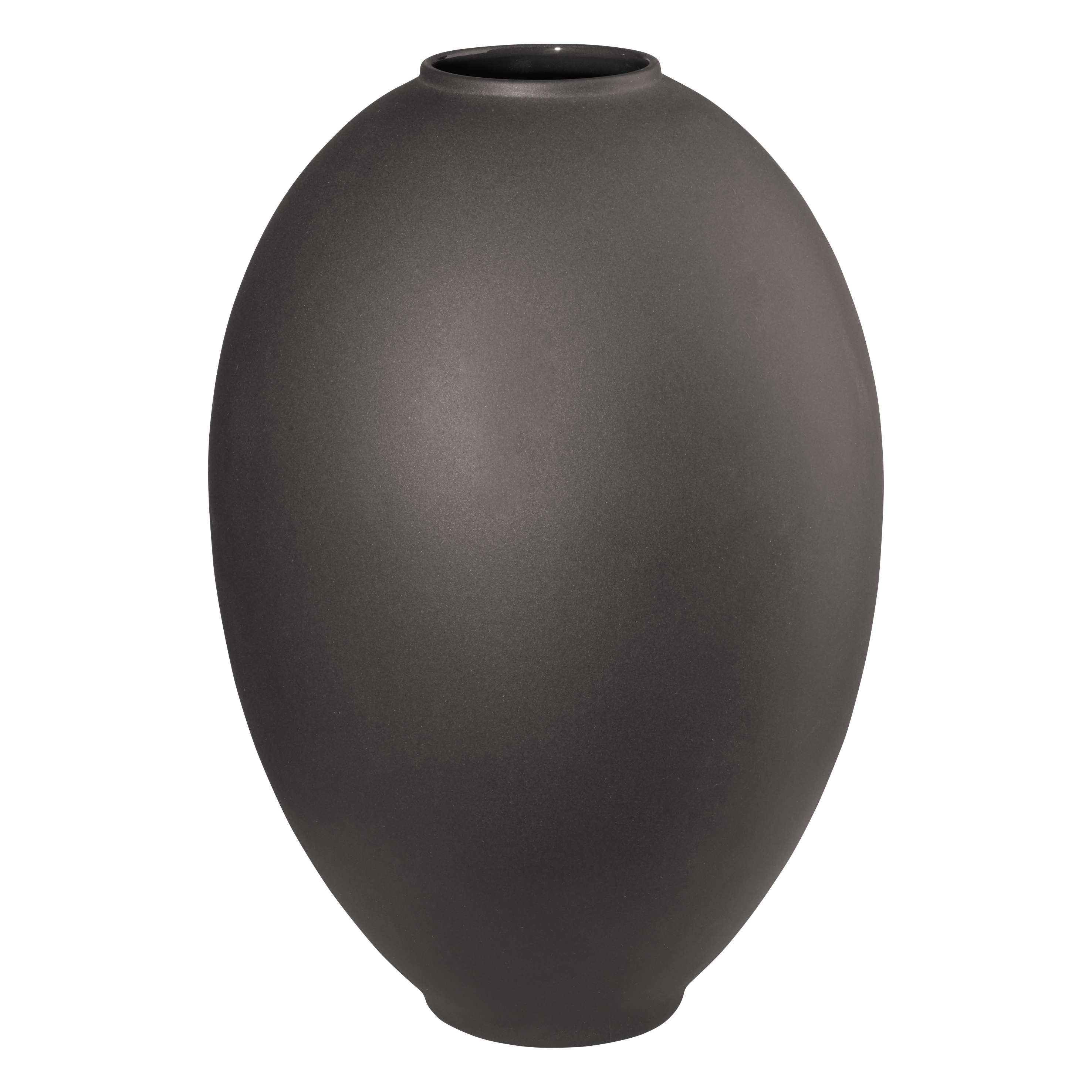 ASA - Vase basalt, Handarbeit D. 17cm, H. 25cm