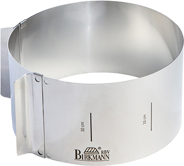 RBV BIRKMANN - Tortenring verstellbar bis 30cm  