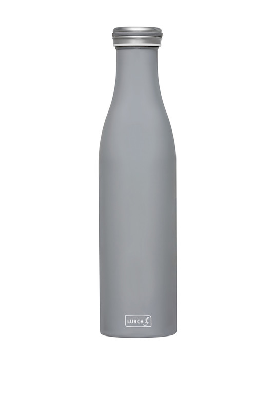 LURCH - Thermo-Flasche Edelstahl 0,75ltr., perlgrau