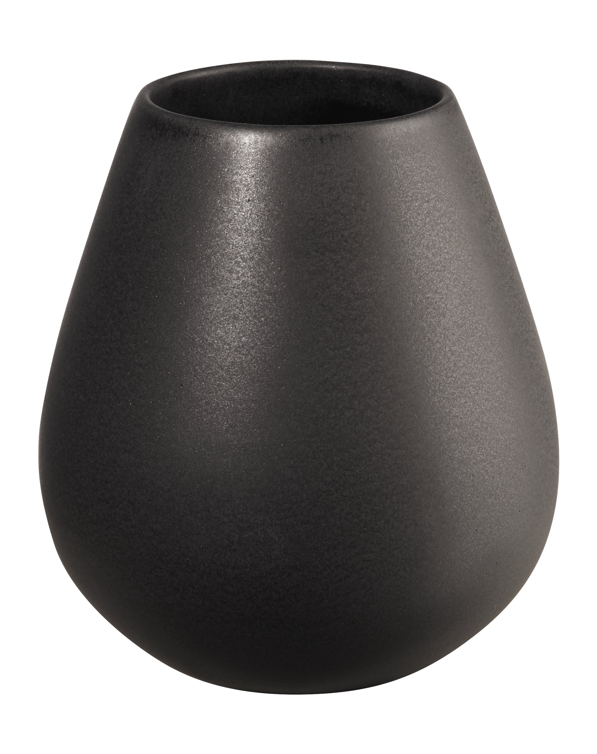 EASE, Vase, black iron D. 9cm, H. 18cm