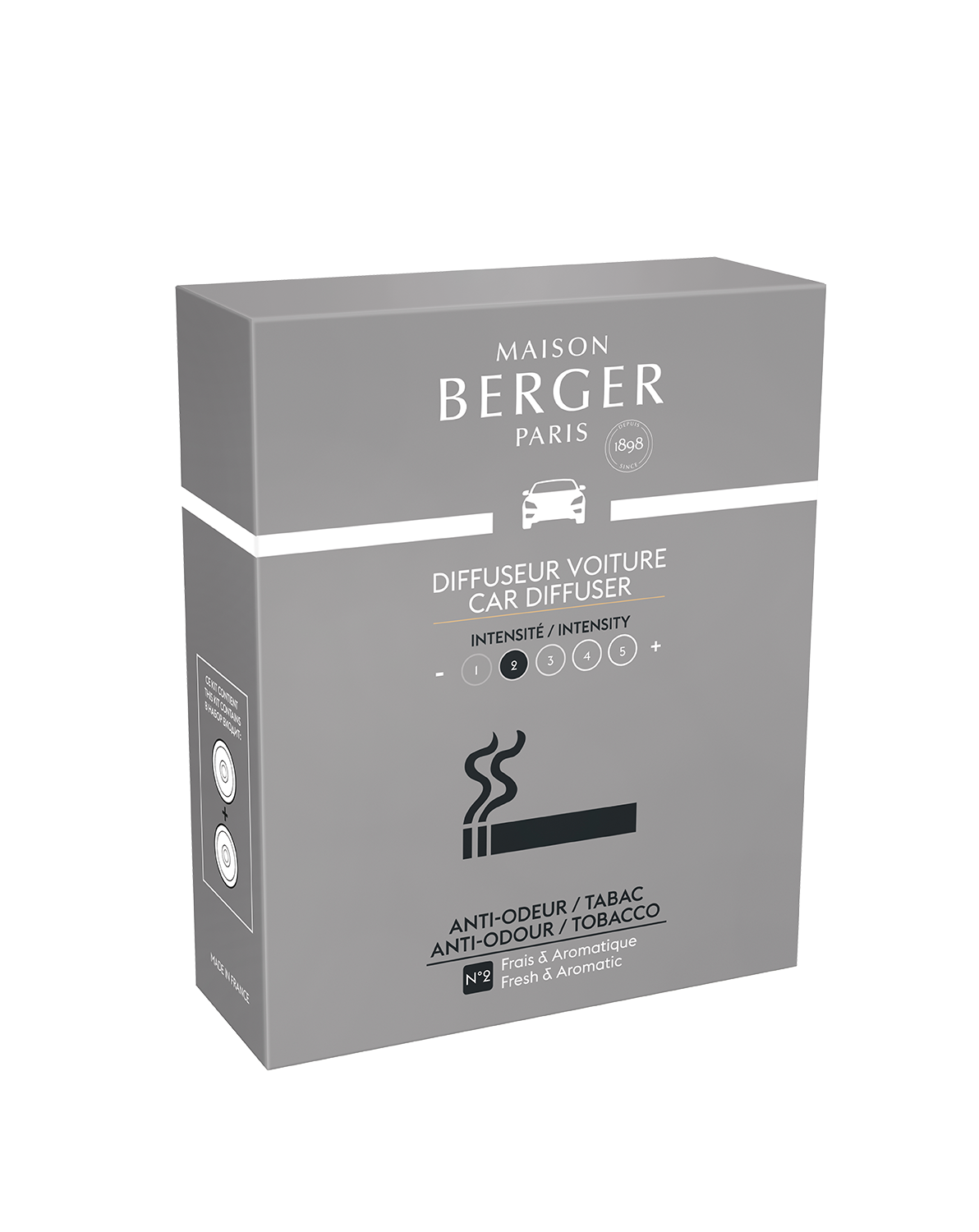 MAISON BERGER PARIS - Nachfüller Autoduft 2er Set Anti-Tabakgerüche